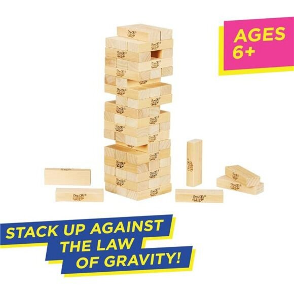 Jenga Original Wood Block Game Stacking Tower Family Party Game for Kids - Picture 2 of 7